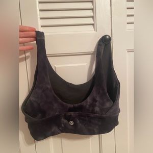 Lululemon reversible align bra size 8 black grey